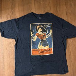 DC Comics Originals Bombshell Wonder Woman T-Shirt. Men's Size 2XL.
